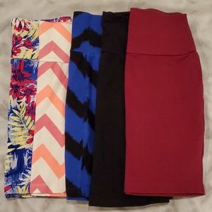 Printed Cotton Mini Skirts